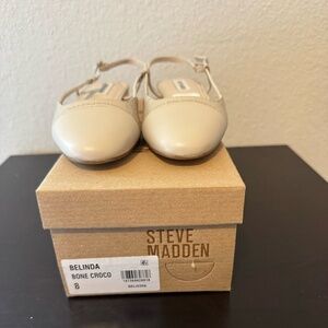 Steve Madden Women's Belinda Mule Size 8 Bone Coco
